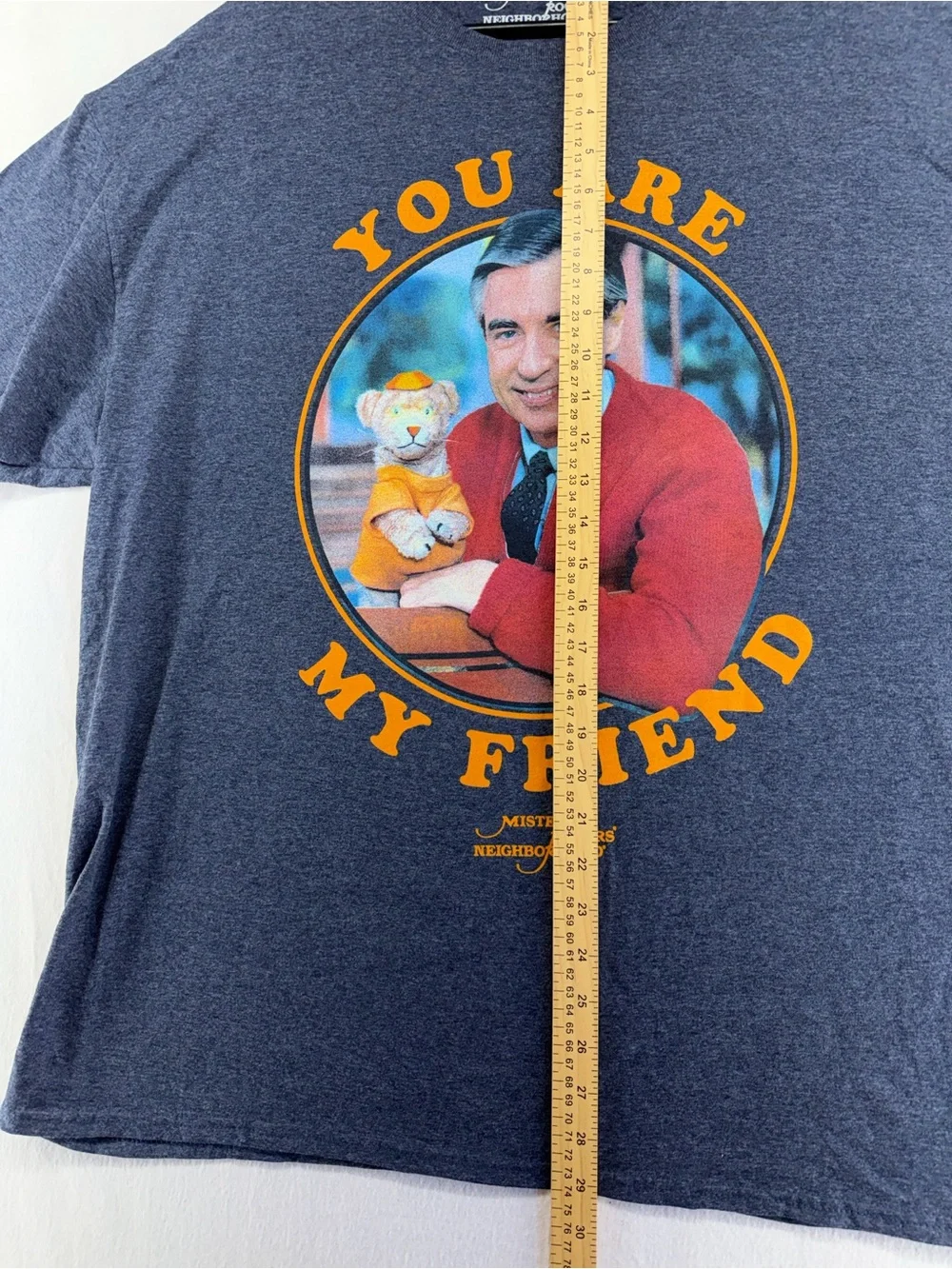 Mister Rogers Neighborhood You Are My Friend Graphic Tee - Blue